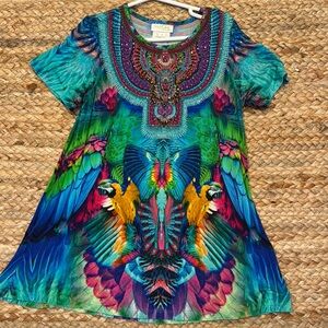 Milla by Camilla Blue Graphic Casual Dress